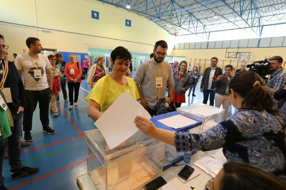 Votaciones en las elecciones municipales, autonómicas y europeas en Huesca