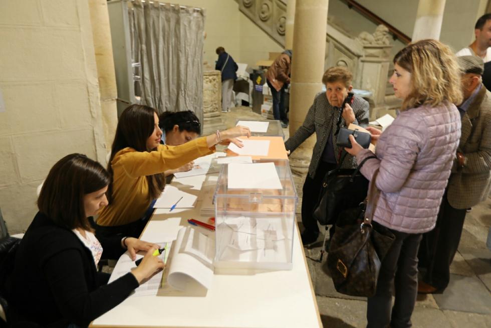Votaciones en las elecciones municipales, autonómicas y europeas en Huesca