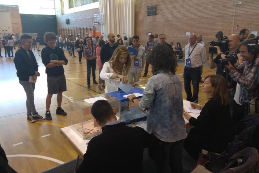 Votaciones en las elecciones municipales, autonómicas y europeas en Huesca