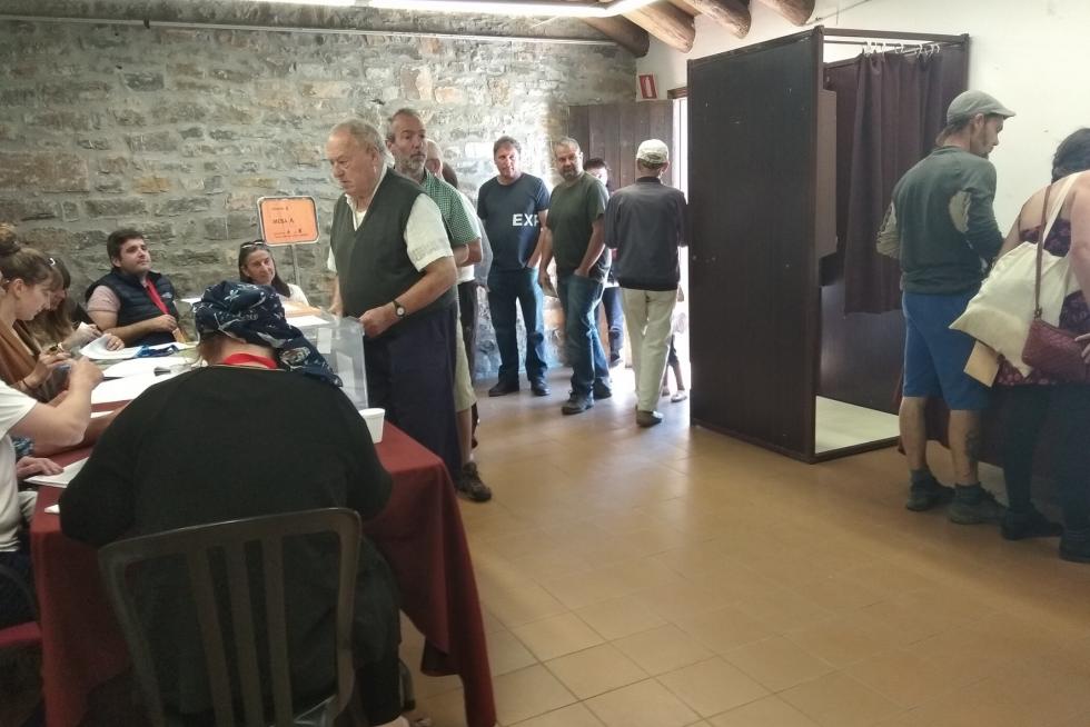 Votaciones en las elecciones municipales, autonómicas y europeas en Huesca