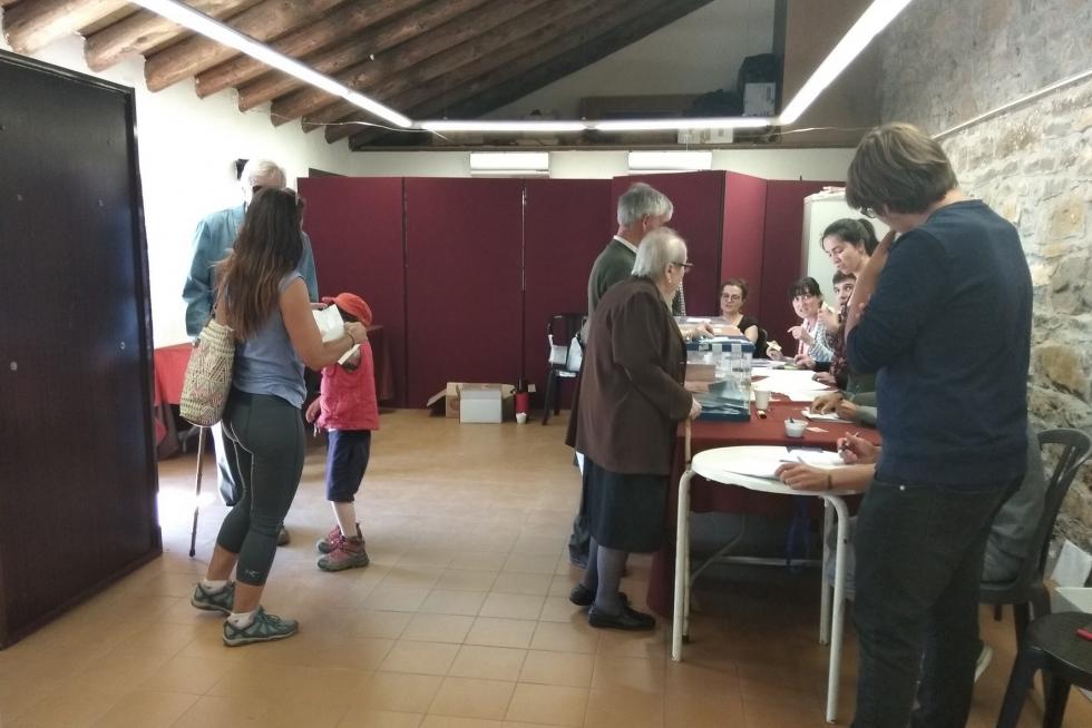 Votaciones en las elecciones municipales, autonómicas y europeas en Huesca