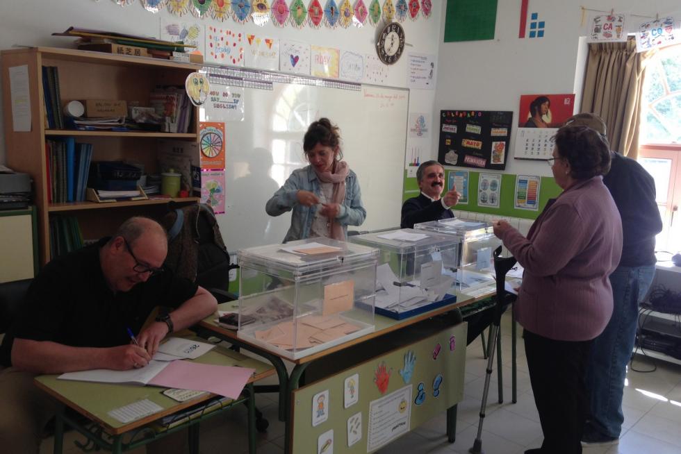 Votaciones en las elecciones municipales, autonómicas y europeas en Huesca