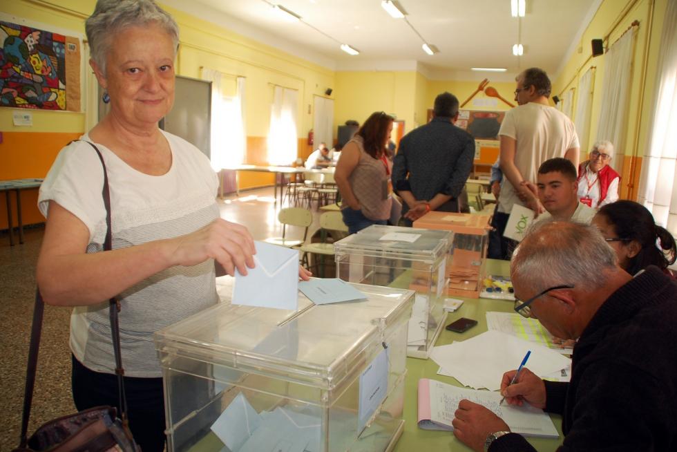 Votaciones en las elecciones municipales, autonómicas y europeas en Huesca