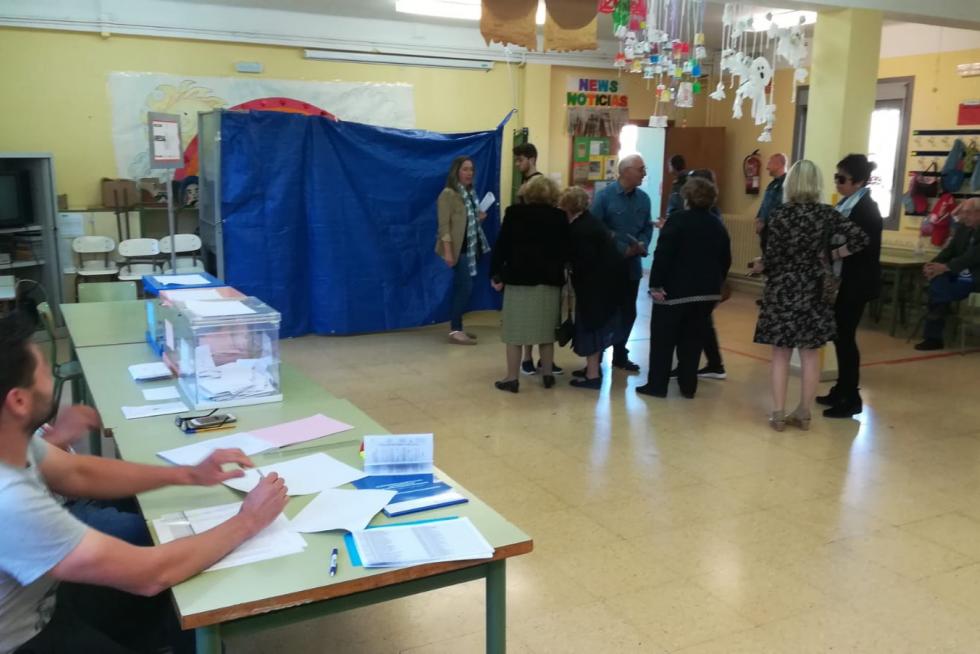 Votaciones en las elecciones municipales, autonómicas y europeas en Huesca