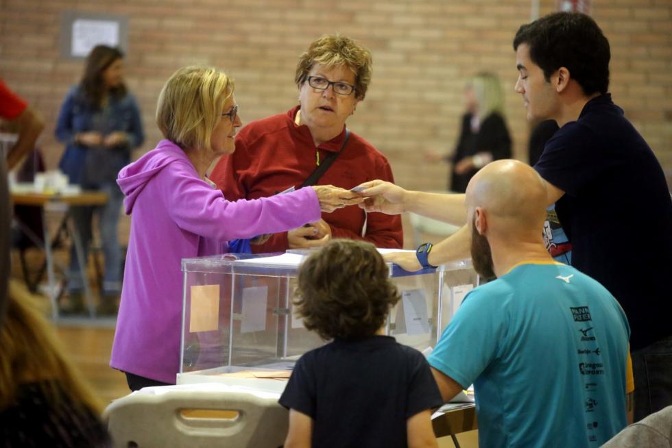 Votaciones en las elecciones municipales, autonómicas y europeas en Huesca