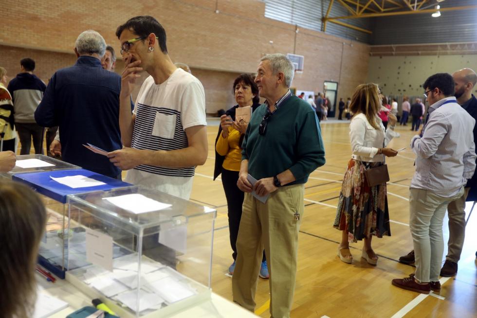 Votaciones en las elecciones municipales, autonómicas y europeas en Huesca