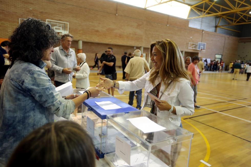 Votaciones en las elecciones municipales, autonómicas y europeas en Huesca