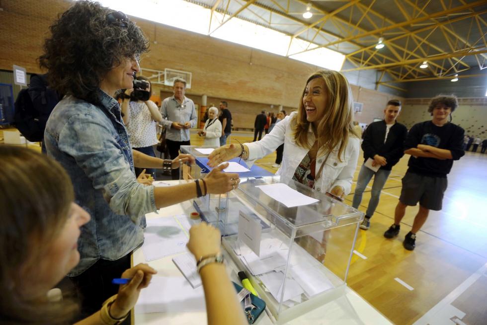 Votaciones en las elecciones municipales, autonómicas y europeas en Huesca