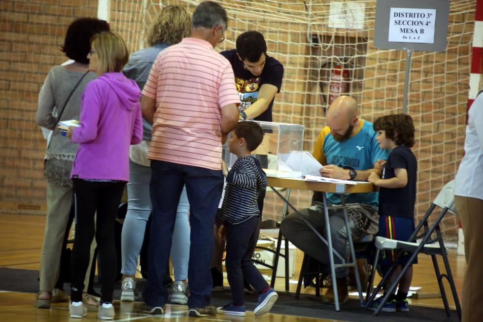 Votaciones en las elecciones municipales, autonómicas y europeas en Huesca