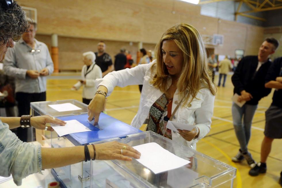 Votaciones en las elecciones municipales, autonómicas y europeas en Huesca