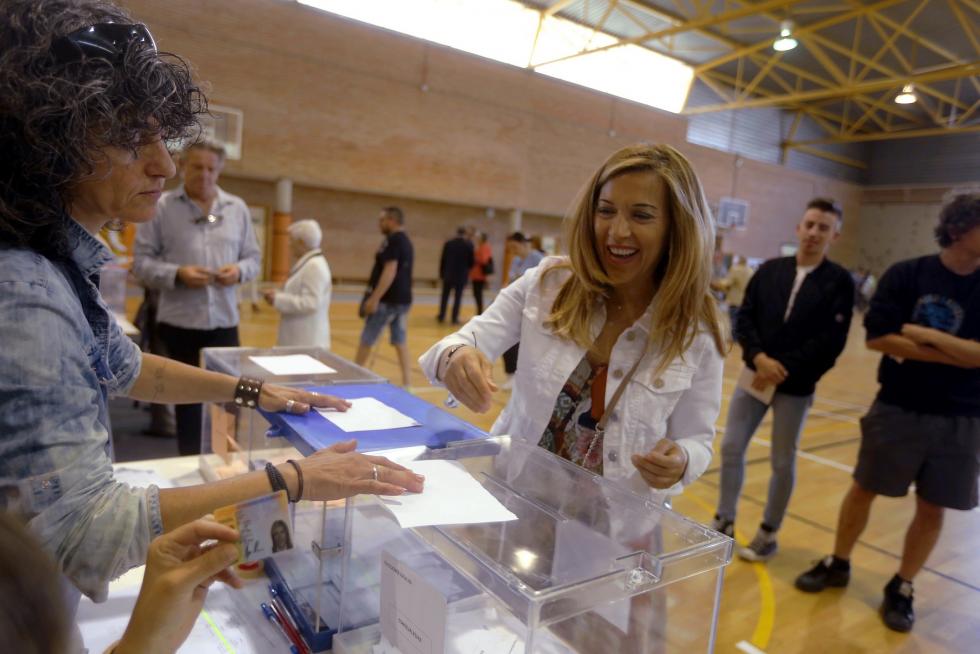 Votaciones en las elecciones municipales, autonómicas y europeas en Huesca