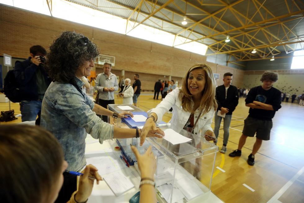 Votaciones en las elecciones municipales, autonómicas y europeas en Huesca