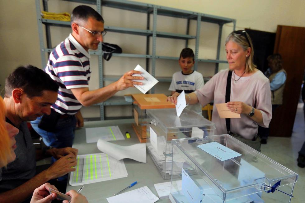 Votaciones en las elecciones municipales, autonómicas y europeas en Huesca