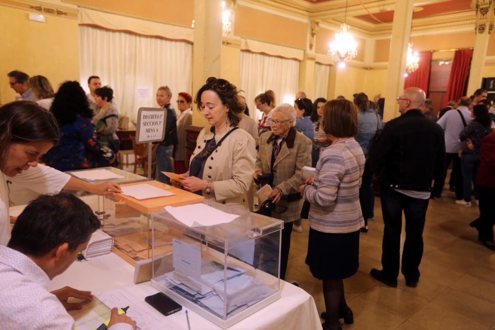 Votaciones en las elecciones municipales, autonómicas y europeas en Huesca