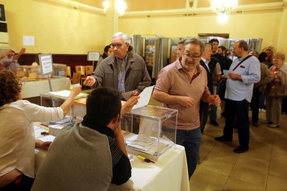 Votaciones en las elecciones municipales, autonómicas y europeas en Huesca
