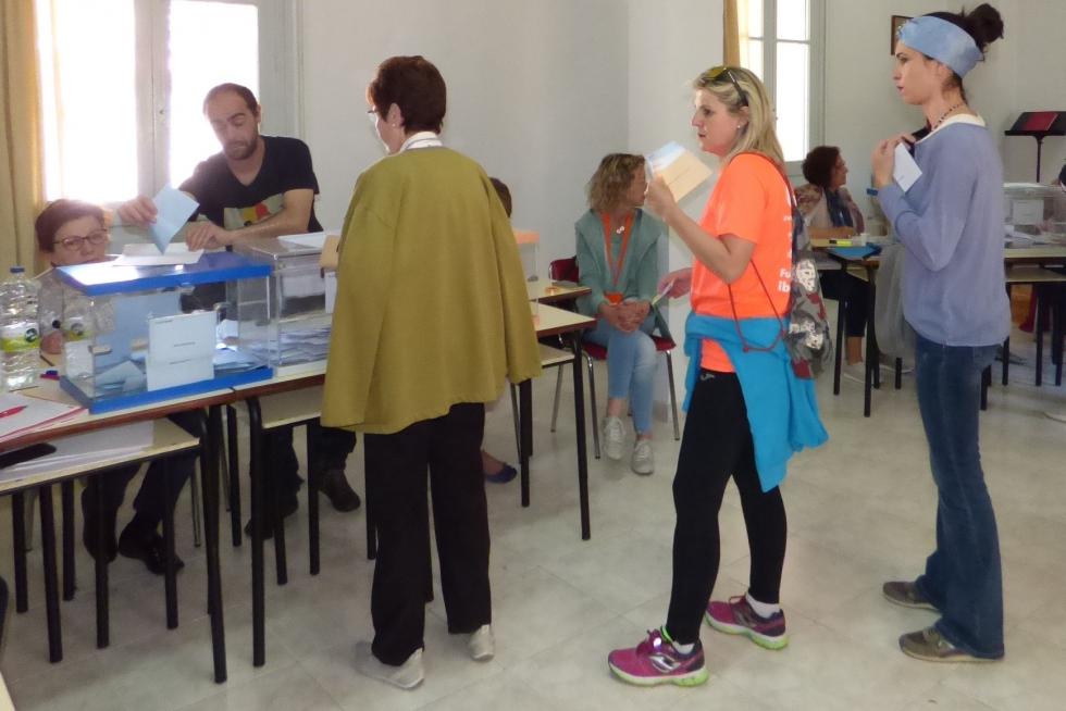 Votaciones en las elecciones municipales, autonómicas y europeas en Huesca