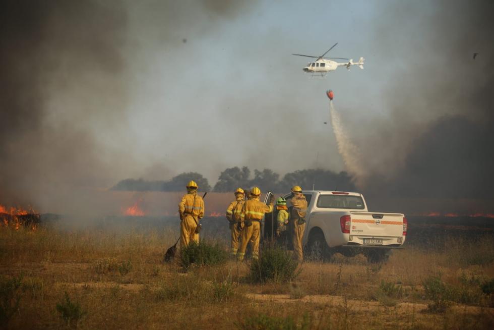 Incendio en las cercanías de Plhus en Huesca