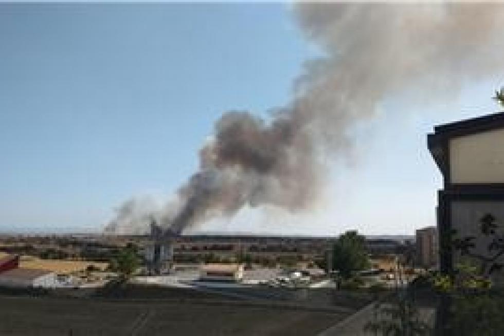 Incendio en las cercanías de Plhus en Huesca