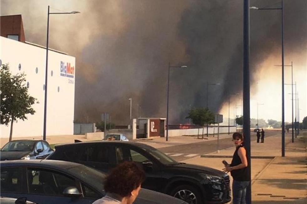 Incendio en las cercanías de Plhus en Huesca