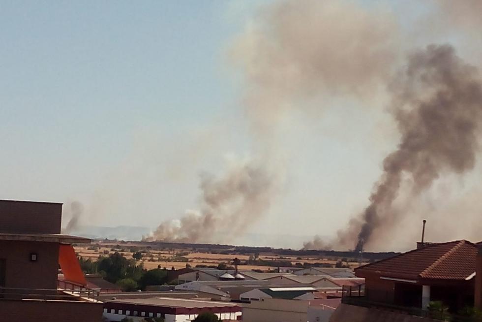 Incendio en las cercanías de Plhus en Huesca