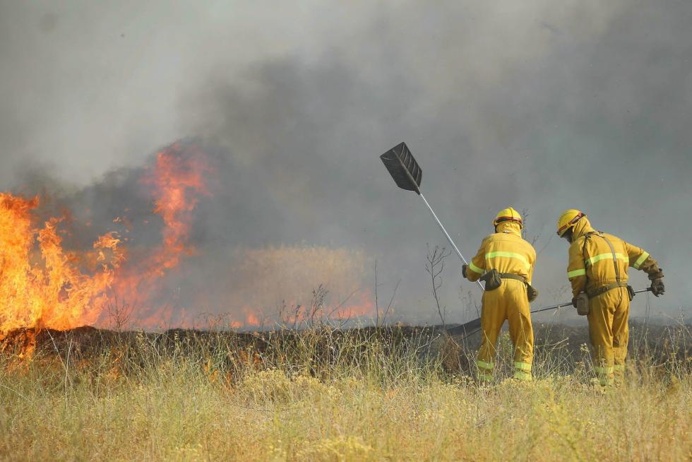 Incendio en las cercanías de Plhus en Huesca