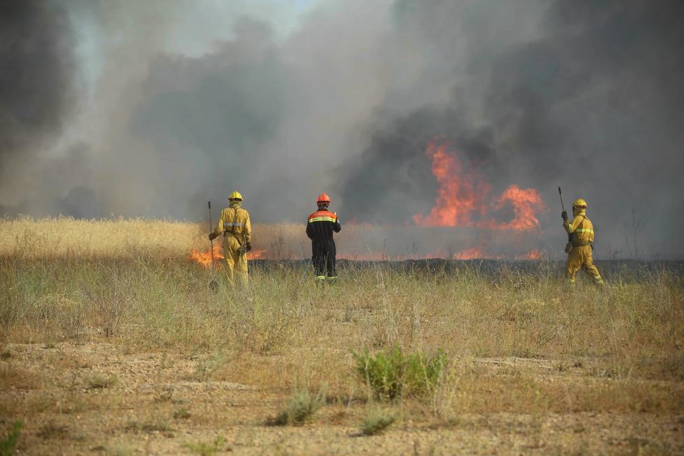 Incendio en las cercanías de Plhus en Huesca