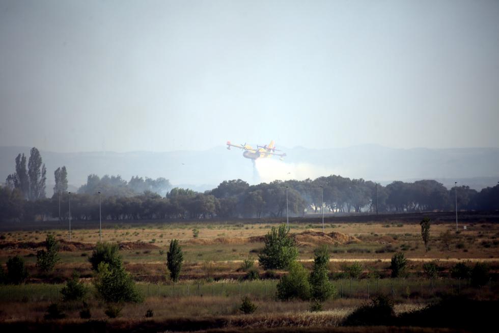 Incendio en las cercanías de Plhus en Huesca
