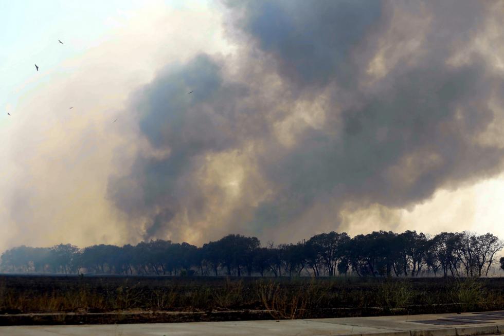 Incendio en las cercanías de Plhus en Huesca