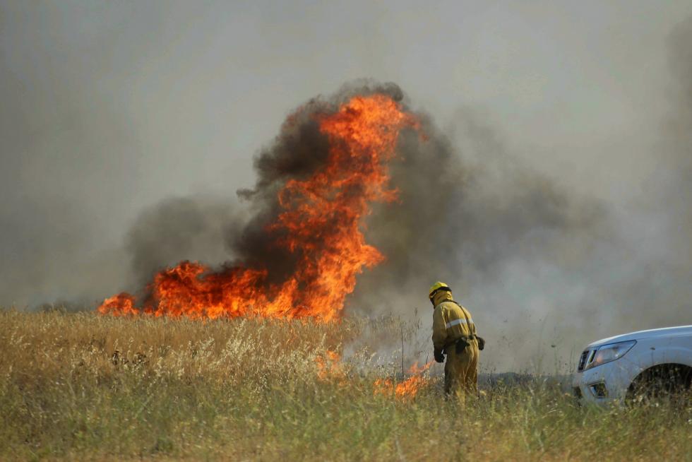 Incendio en las cercanías de Plhus en Huesca