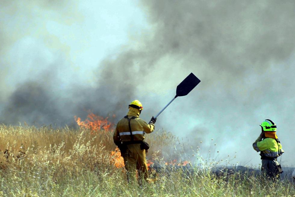 Incendio en las cercanías de Plhus en Huesca