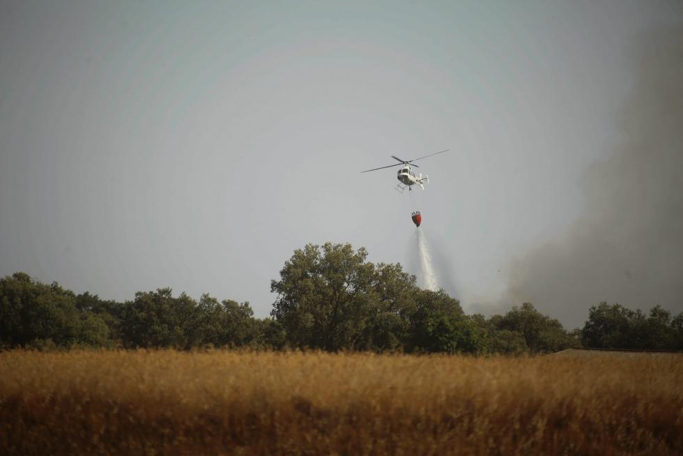 Incendio en las cercanías de Plhus en Huesca