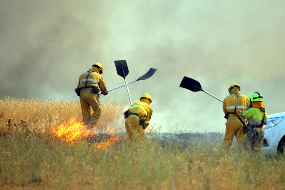 Incendio en las cercanías de Plhus en Huesca