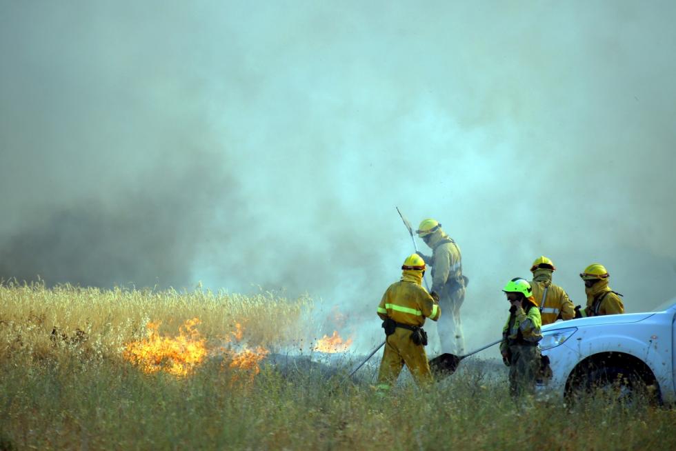 Incendio en las cercanías de Plhus en Huesca