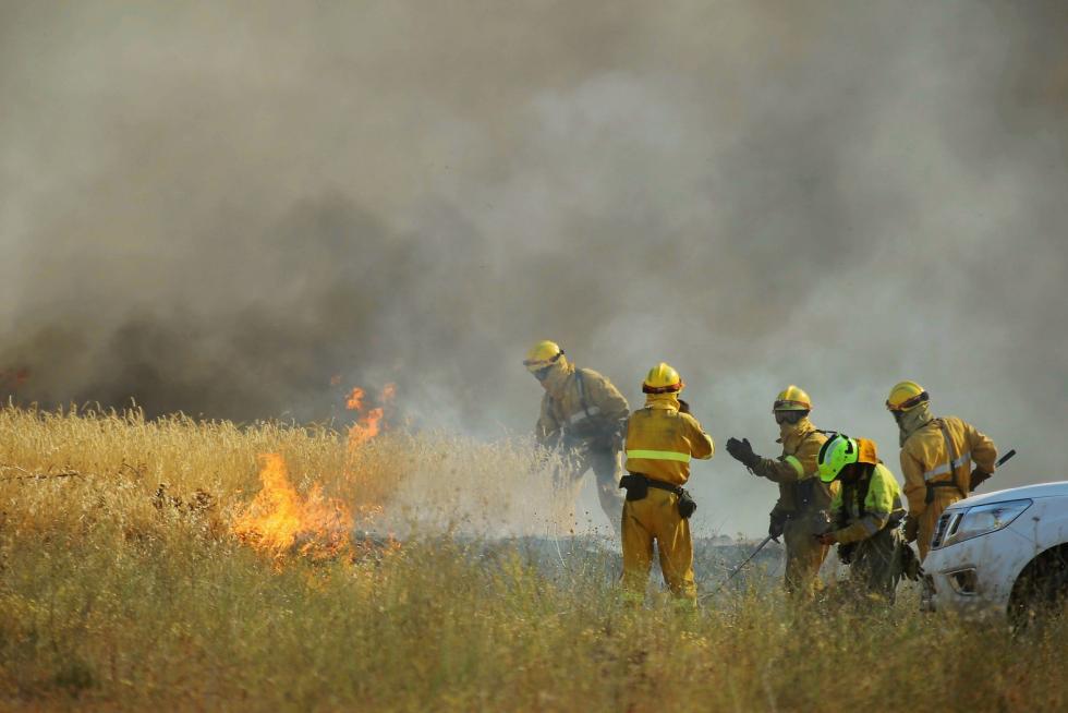 Incendio en las cercanías de Plhus en Huesca