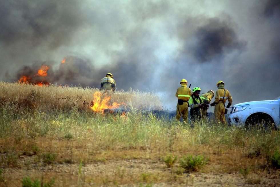Incendio en las cercanías de Plhus en Huesca