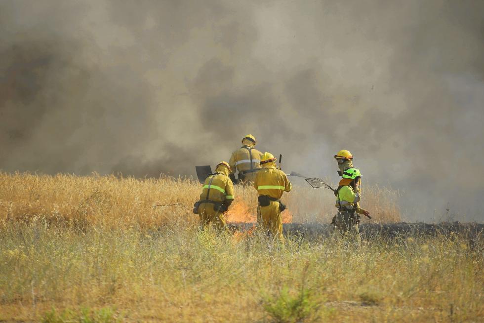 Incendio en las cercanías de Plhus en Huesca