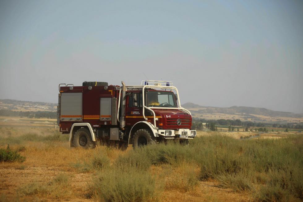 Incendio en las cercanías de Plhus en Huesca