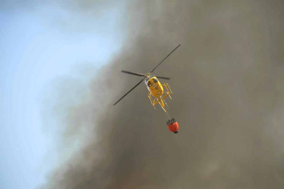 Incendio en las cercanías de Plhus en Huesca