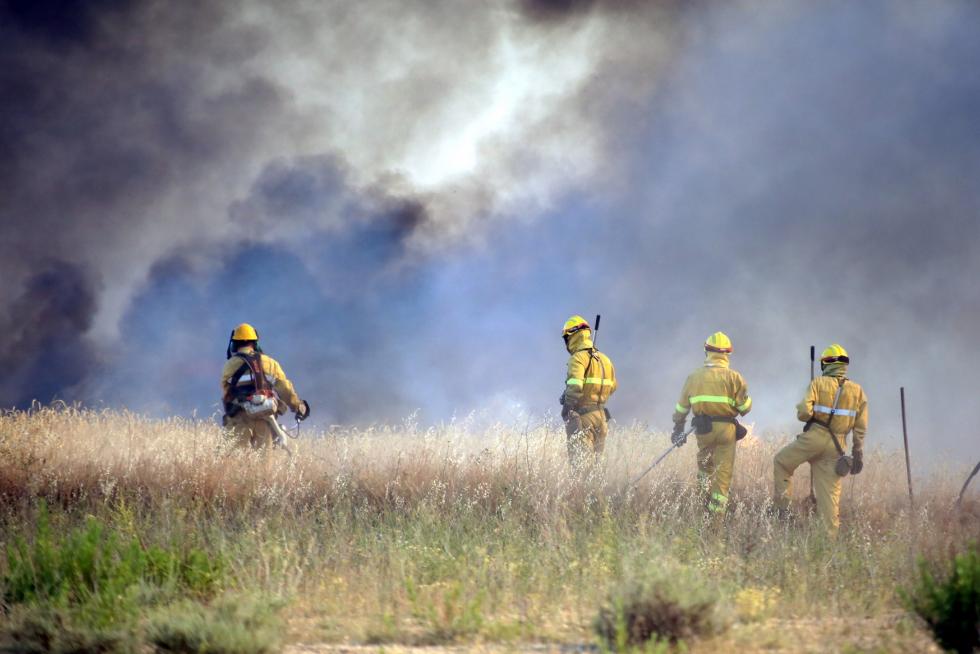 Incendio en las cercanías de Plhus en Huesca