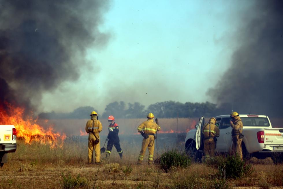 Incendio en las cercanías de Plhus en Huesca