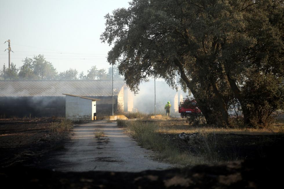 Incendio en las cercanías de Plhus en Huesca