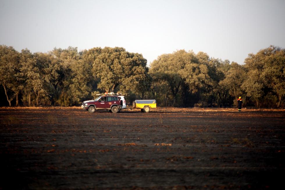 Incendio en las cercanías de Plhus en Huesca