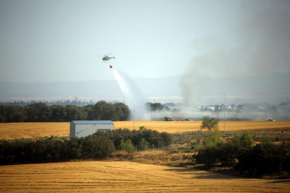 Incendio en las cercanías de Plhus en Huesca