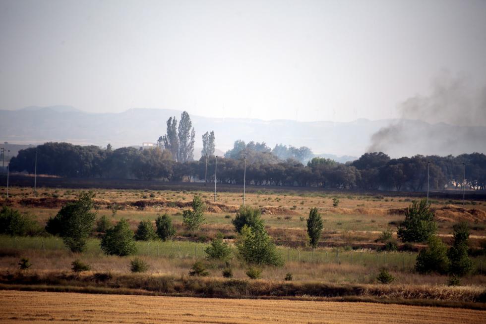 Incendio en las cercanías de Plhus en Huesca