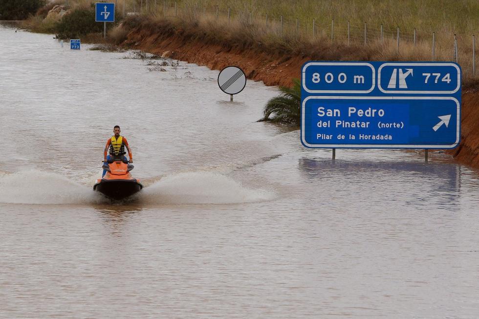 Efectos de la gota fría o Dana en España