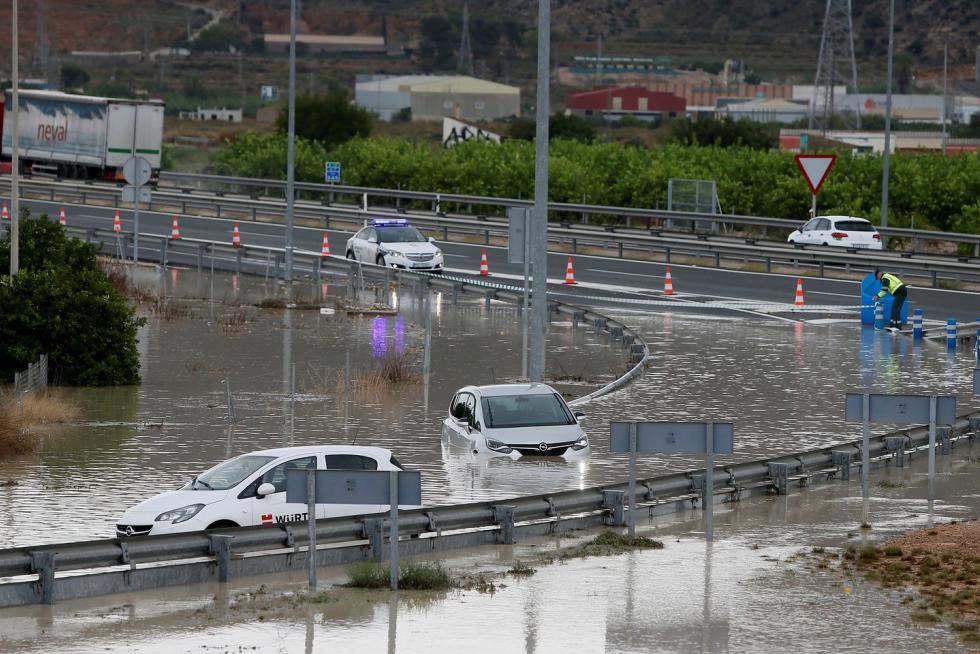 Efectos de la gota fría o Dana en España