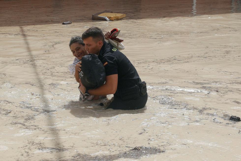 Efectos de la gota fría o Dana en España