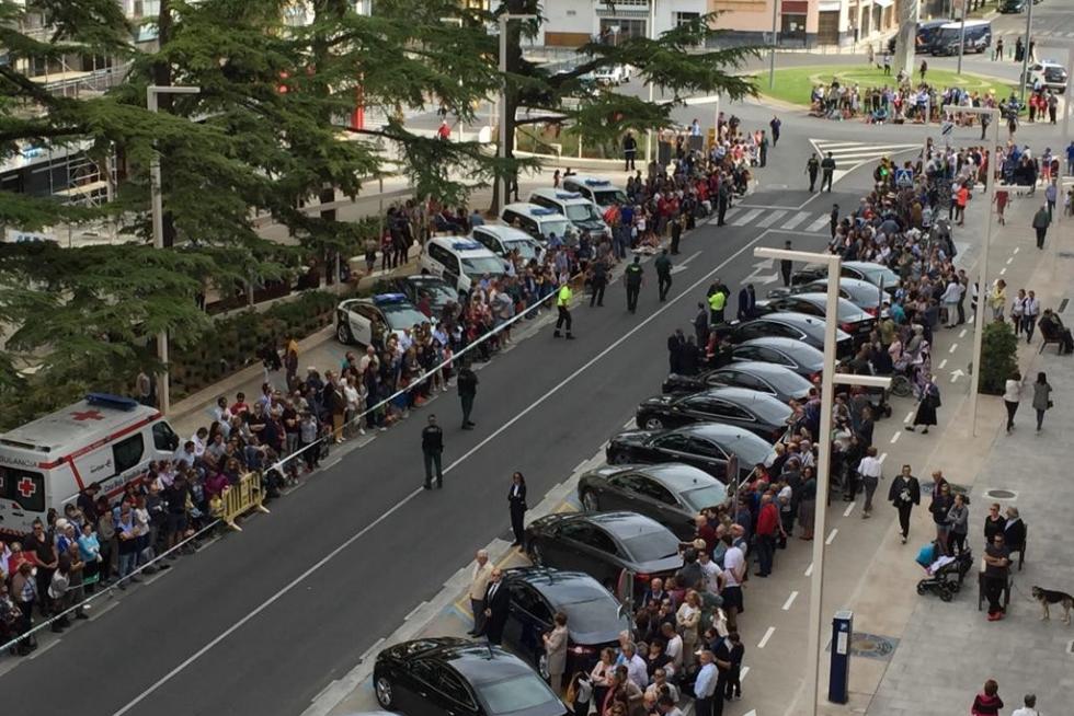 Desfile de la Guardia Civil en Huesca