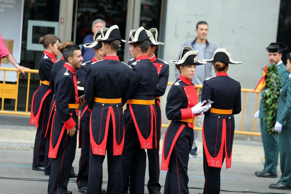 Desfile de la Guardia Civil en Huesca