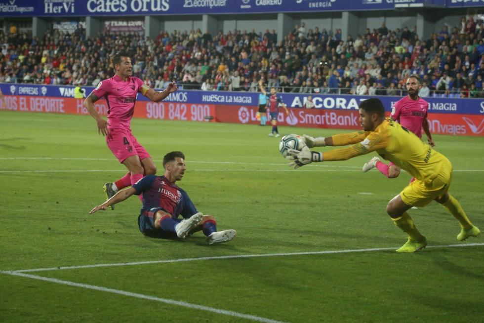 Partido Huesca-Málaga